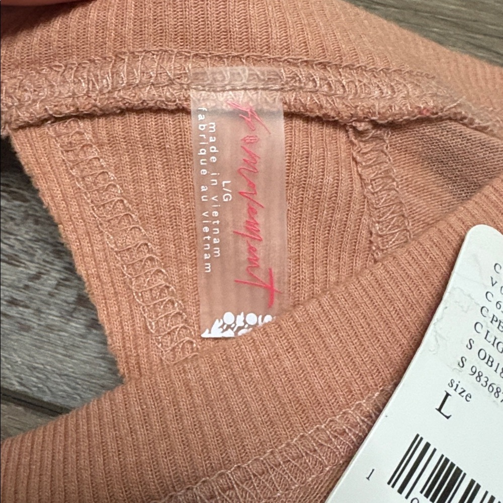 NWT FP Movement My Time Layer Long Sleeve Petal Large - Picture 5 of 12